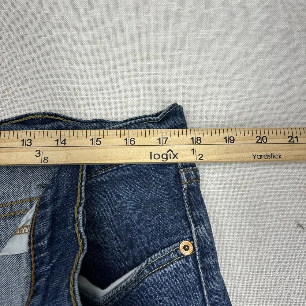 Levis Shorts Mens W38 Blue Slim Straight‎ Denim Cut Offs 511 Frayed